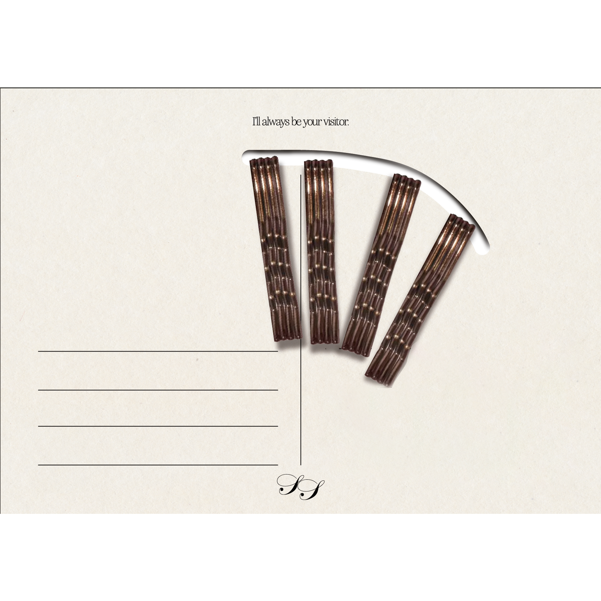 Bobby Pin Postcard