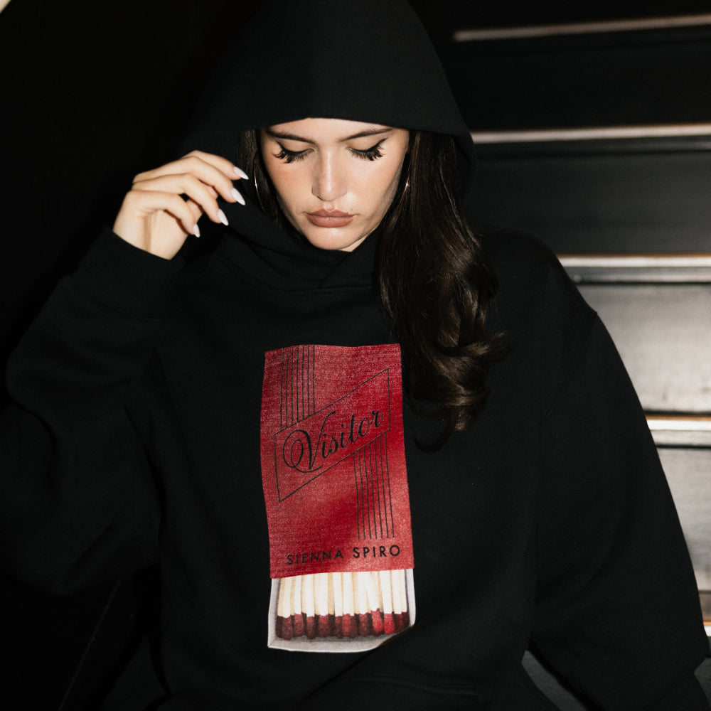 Match Box Black Hoodie Color Image
